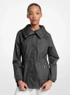 Michael Kors Logo Anorak In Black