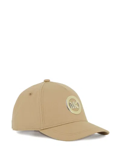 Michael Kors Kids' Logo-applique Baseball Cap In Brown