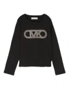 Michael Kors Logo-appliqué T-shirt In Black