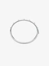 Michael Kors Logo Bangle In Metallic