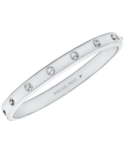 Michael Kors Logo Bangle Bracelet In Pink