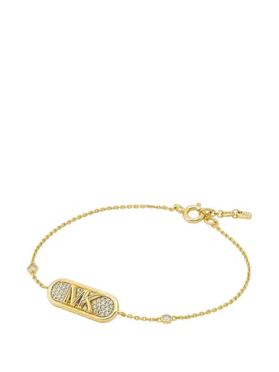 Michael Kors Logo Bracelet In Gold
