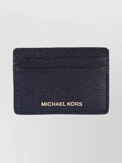 Michael Kors Logo Cardholder Textured Finish