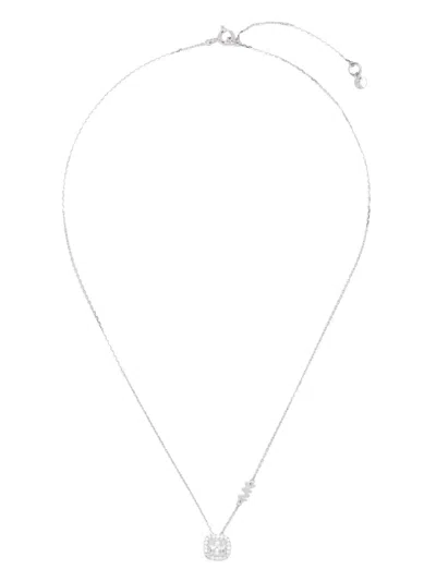 Michael Kors Logo Chain-link Necklace In Metallic