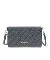 Michael Kors Logo Cross-body Bag In Black