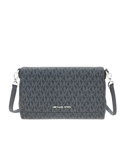 Michael Kors Logo Cross-body Bag In Black
