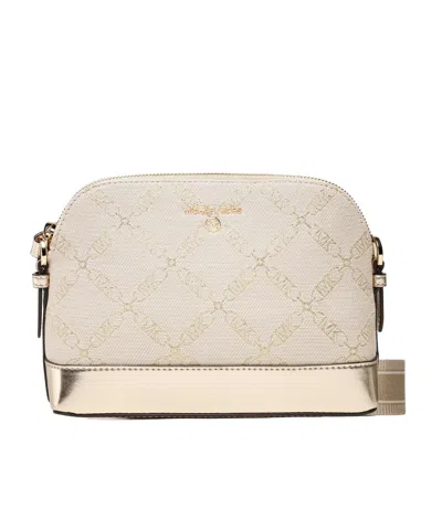 Michael Kors Logo Cross-body Bag In Nude