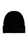 Michael Kors Logo-detail Beanie Hat In Black