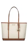 Michael Kors Logo Detail Tote Bag In White