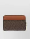 Michael Kors Logo Detail Zip-around Cardholder With Multiple Slots