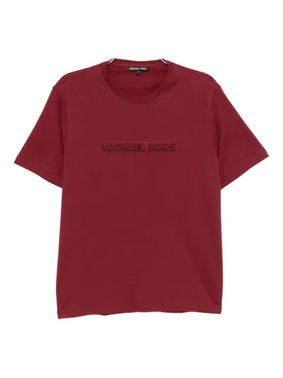 MICHAEL KORS LOGO-EMBOSSED COTTON T-SHIRT