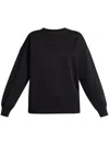 Michael Kors Logo-embossed Sweatshirt In Black