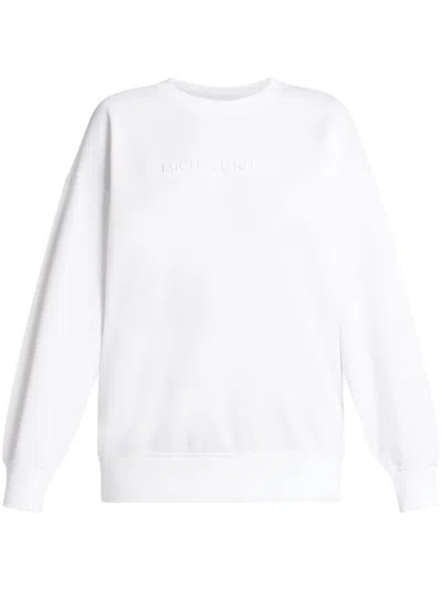 Michael Kors Logo-embossed Sweatshirt In White