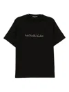 Michael Kors Logo-embossed T-shirt In Black
