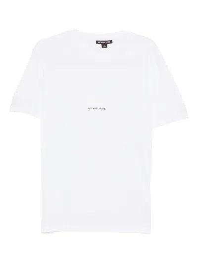 Michael Kors Logo-embossed T-shirt In White