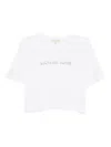 Michael Kors Logo-embossed T-shirt In White