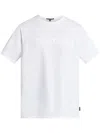 Michael Kors Logo Embossed Cotton T-shirt In White