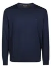 Michael Kors Logo-embroidered Crewneck Jumper In Brown