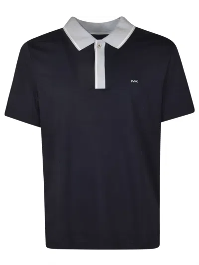 Michael Kors Logo Embroidered Polo Shirt In Blue