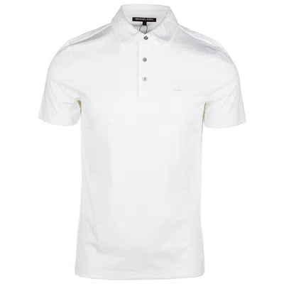 MICHAEL KORS LOGO EMBROIDERED POLO SHIRT