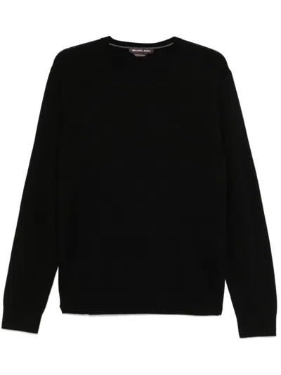MICHAEL KORS LOGO-EMBROIDERED SWEATER