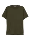 Michael Kors Logo-embroidered T-shirt In Green