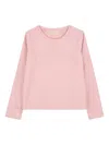 Michael Kors Logo-embroidered T-shirt In Pink