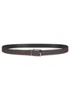 Michael Kors Logo Monogram Belt In Brown