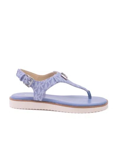 Michael Kors Logo Flat Sandals In Multicolor