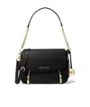 Michael Kors Logo Flip Shoulder Bag In Black