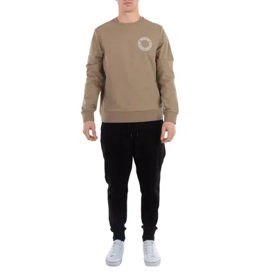 Michael Kors Logo French Terry Blend Sweatshirt In Brown