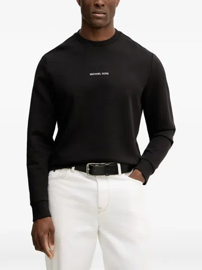 Michael Kors Logo Graphic Sweatshirt In Black