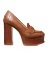 Michael Kors Logo High Heels In Brown