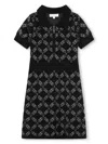 Michael Kors Logo-intarsia Dress In Black