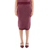 Michael Kors Logo Jacquard High-waisted Skirt