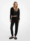 Michael Kors Logo Jacquard Joggers In Black
