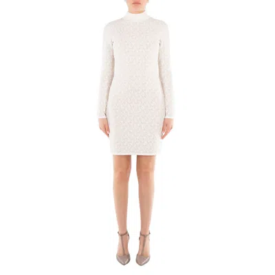 Michael Kors Logo Jacquard Pattern Fitted Dress