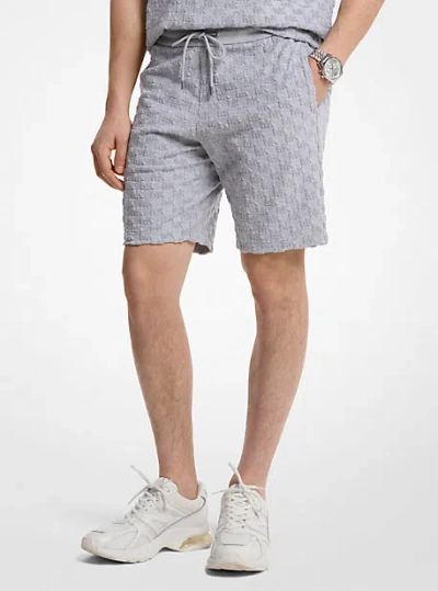 Michael Kors Logo Jacquard Terry Shorts