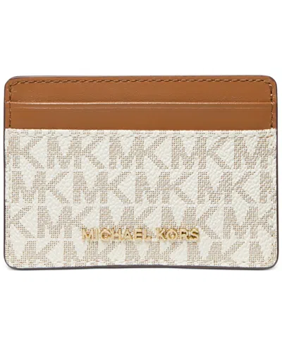 MICHAEL KORS LOGO JET SET CARD HOLDER