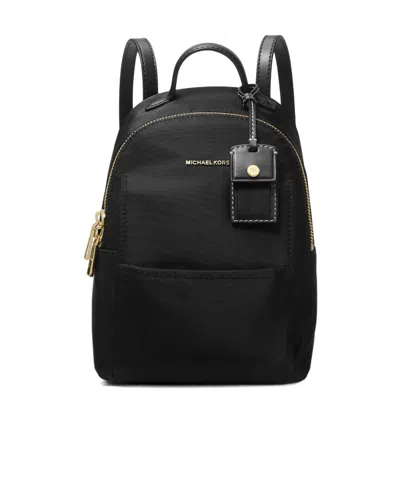 Michael Kors Logo Lettering Extra-small Backpack In Black