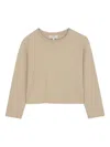 Michael Kors Logo-lettering Sweatshirt In Neutral