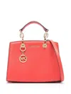 Michael Kors Logo-lettering Tote Bag In Red