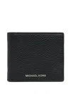 Michael Kors Logo-lettering Wallet In Black