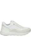 Michael Kors Logo-pattern Mesh Sneakers In Neutral