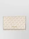 Michael Kors Logo Pattern Wallet Card Slots In Neutral