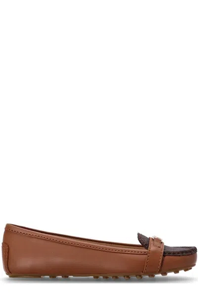 Michael Kors Mandy Loafers In Brown