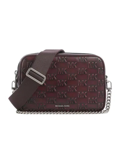 MICHAEL KORS LOGO-PLAQUE CHAIN-STRAP SHOULDER BAG