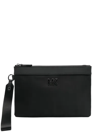 Michael Kors Logo Plaque Clutch