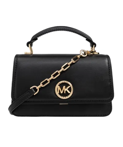 MICHAEL KORS MICHAEL MICHAEL KORS DELANCEY LOGO PLAQUE SHOULDER BAG