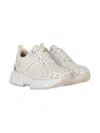 Michael Kors Logo-plaque Platform Sneakers In White